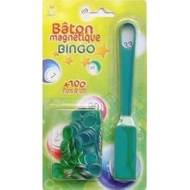 Jeu De Loto - Lotoquine - Ramasse + 100 Pions Magnétiques - Couleur Verte - Pour Adultes - Non Assemblé