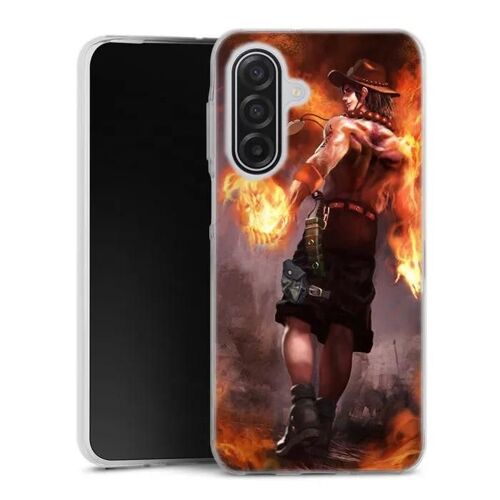 Coque - Samsung A17 5G - One Piece Ace Fire - Souple - Multicolore - Résistante