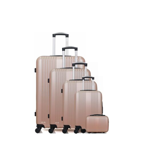HERO - Set de 5 Valises LIPARI-U 75 cm 4 Roues