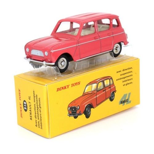 Dinky Toys 518 - Renault 4l Rouge Brique 1:43, Atlas 2083028-Dinky Toys