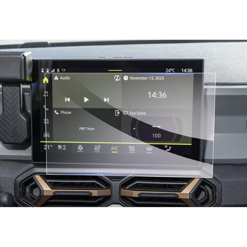 Kal-Nouveau Dacia Duster 3 2024 2025 10,1"" Film De Protection D'écran De Navigation, Film En Verre Trempé Pour Dacia Duster Iii 2024-,1"" Touchscreen, Anti-Chocs, 9h Anti-Rayures