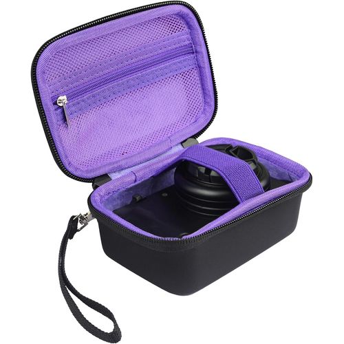 Étui de voyage rigide pour appareil photo numérique Canon Powershot G7 X Mark II/G7 X Mark III,sac de rangement de protection avec poche zippée en maille pour batterie,câble de charge (noir +