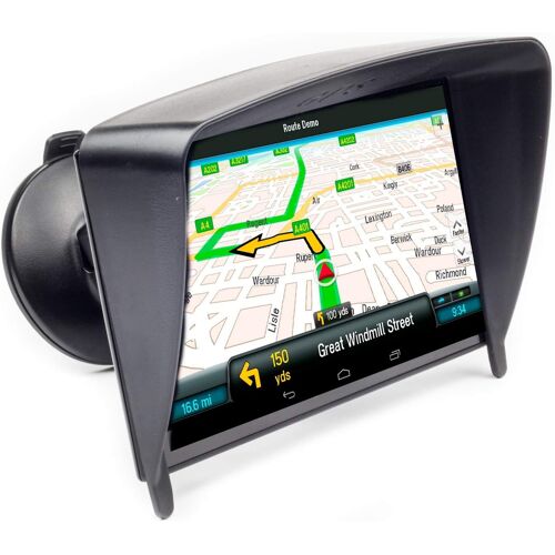 Vornixorsarlshop-7 Pouces Pare-Soleil Visière Pour Garmin Drivesmart 76 Dezl Fleet 790 Avtec Dezlcam Camper 785 Campervan Lgv700 Catalyst Tomtom Go Discover Expert 7'' Navpal Sunways Shenen Trucknav