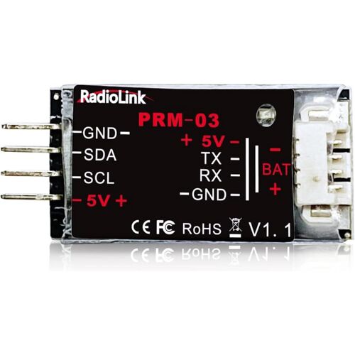 MEVRONISSHOP-PRM-03 Module de télémétrie d'informations OSD en temps réel GPS/RSSI/tension (1S-12S)/distance et plus sur l'émetteur RC AT9/AT9S/AT9S Pro/AT10II, fonctionne avec