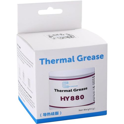 HY-880>6.5W/m·K (50g) Thermal Paste Processor Thermal Grease for IC CPU Processor GPU Xbox Graphics Cards; Non-Conductive (!!Capacity: 50g is the third of a Bottle!!