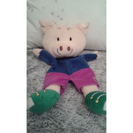 Doudou Cochon Toys'r'us T Shirt Bleu Short Violet