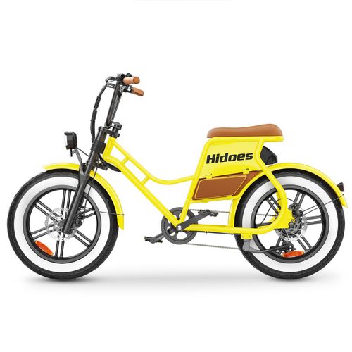 Vélo Électrique Hidoes Hd-C8 Pour Femme, 700 W, 48 V, 17 Ah, Jaune