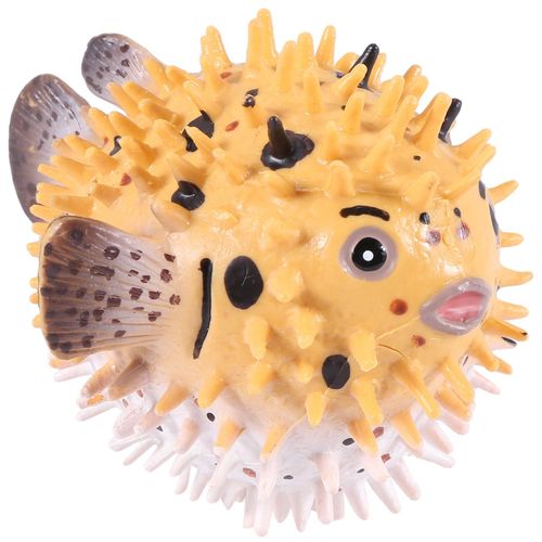 Figurine de Poisson-Globe RéAliste en Plastique Ensemble de Figurine de Poisson-Globe pour Collection Science Accessoire éDucatif Modèle Animal