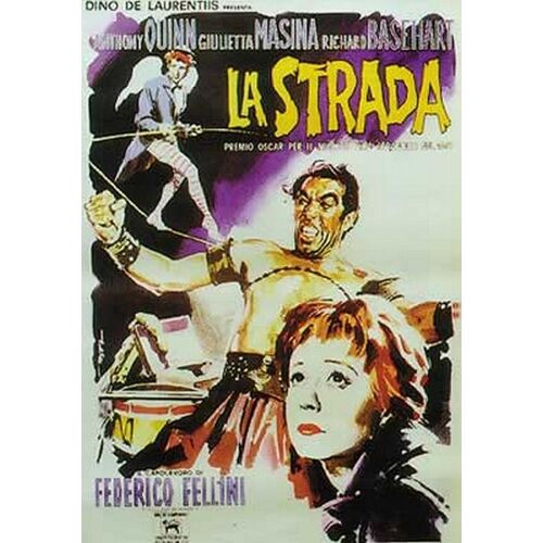 La Strada - Affiche - Anthony Quinn - 70x100cm