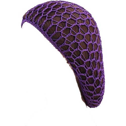 Lot De 2 Filets À Cheveux En Maille Au Crochet Pour Femme-Bonnet Tubulaire Tricoté-Bonnet De Sommeil Pour Femme.[Q101]