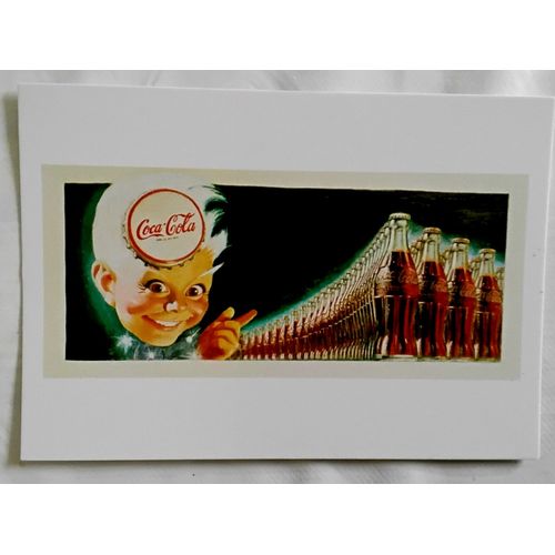Carte Postale Coca Cola Company- Illustration Affiche Publicitaire De 1947