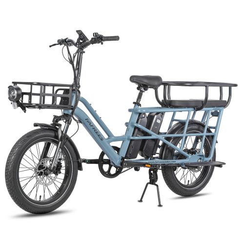 Vélo Utilitaire Électrique Fafrees Ff20 Cuv, Familial, Double Batterie, Bleu
