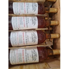 4 Btls De Chateau Sigalas Rabaud 1er Cru Classe Sauternes 1994