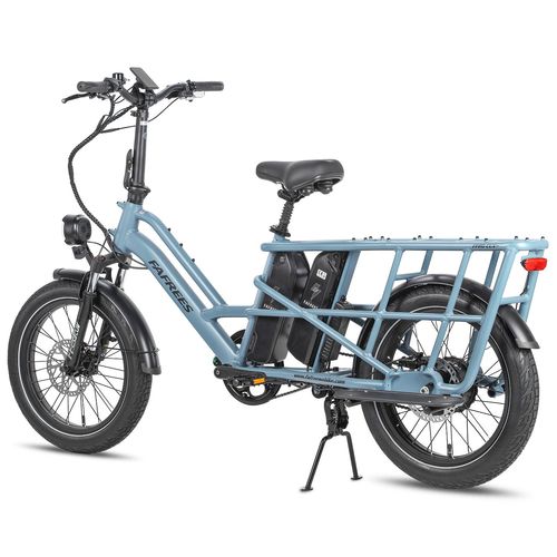 Vélo Utilitaire Électrique Fafrees Ff20 Cuv, Familial, Double Batterie, Bleu