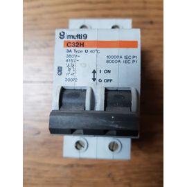 Disjonteur Merlin Gérin C32H Type U 3A 20072 8000A
