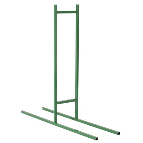 Module Range Bûches Acier Vert 100 Cm