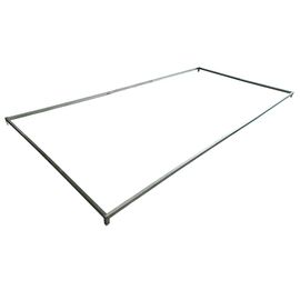 Embase Serre Jardin 496x251x12 Cm Cadre Métal Stable Acier Galvanisé