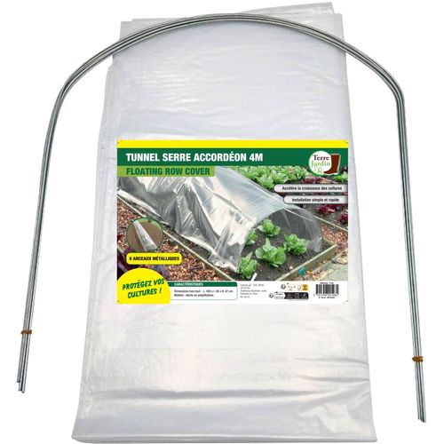 Tunnel De Forçage Accordéon 4 M Polyéthylène