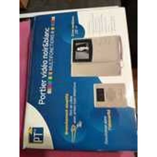 PORTIER VIDEO NOIR ET BLANC multifonctions