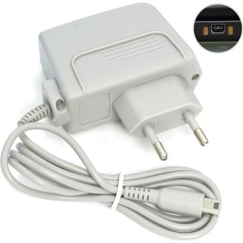 EU Plug Chargeur pour Nintendo 3DS XL, 3DS, 2DS, DSi - Gris