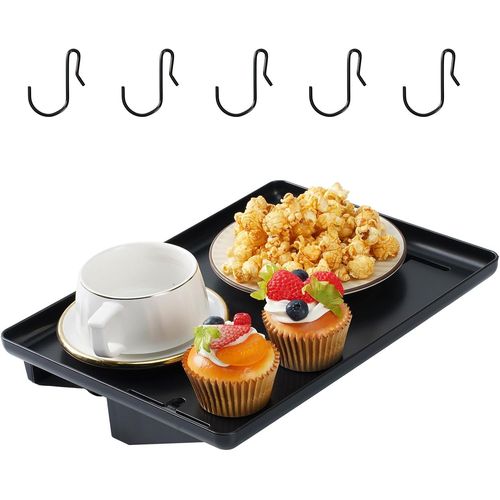 Étagère De Chevet - Plateau De Rangement Amovible Avec Trous Pour Câbles - Table De Chevet Sans Perforation - Étagère De Chevet Pour Lit Superposé