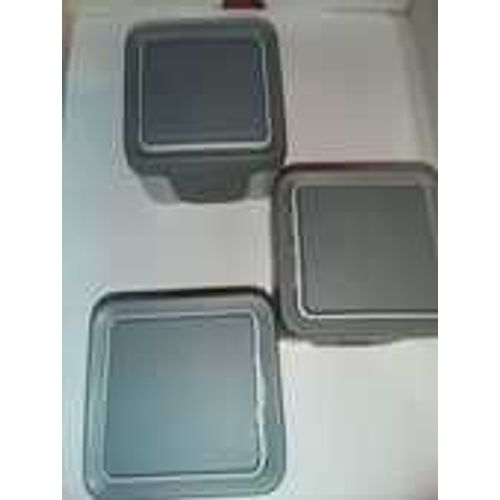 Lot de 3 interrupteurs plexo Legrand