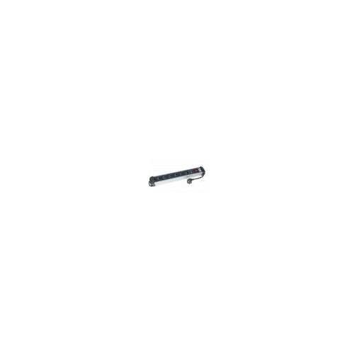 exertis Connect - Coupe-circuit - avec protection parasurtension, interrupteur - 3680 Watt - entrée : power CEE 7/7 - connecteurs de sortie : 6 (CEE 7/5) - 1.8 m cordon - France - noir