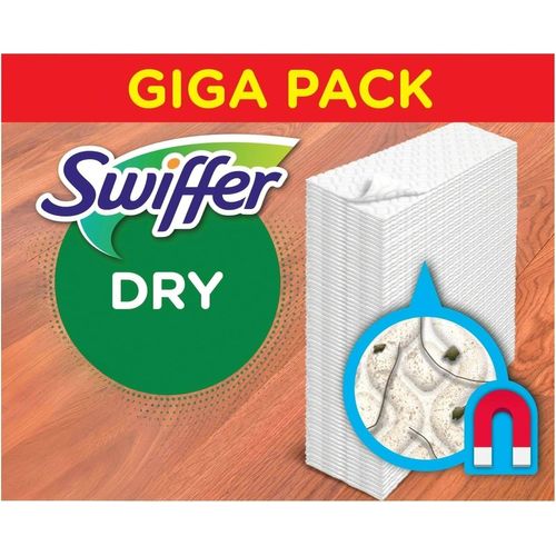 PATB-Recharges Lingettes Sèches, 90 Lingettes Nettoyantes Pour Parquet et Sols en Bois (3x30 Lingettes), Attrape & Retient 3 Fois Plus De Poussière, Saleté Et Poils Qu¿Un Balai Classique