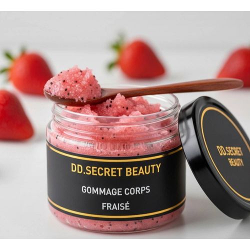 Gommage Corps Eclatant À La Fraise, Vanille Ou Coco 