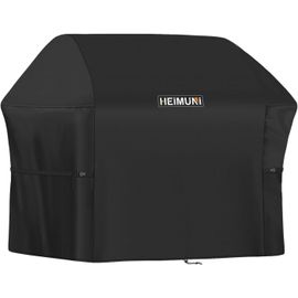 PATB-Bache Barbecue Exterieur, Housse de Barbecue pour Weber Genesis 300 Série, 420D Oxford Housse Barbecue Exterieur Imperméable pour Weber 2-3 Brûleurs Barbecue à Gaz (152x66x111cm)