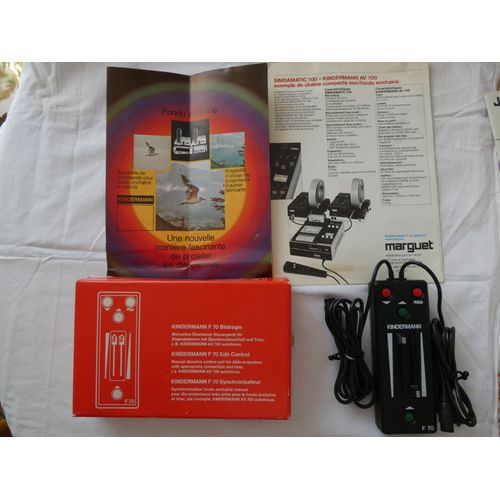 Synchronisateur fondu enchainé manuel pour dia-projecteur