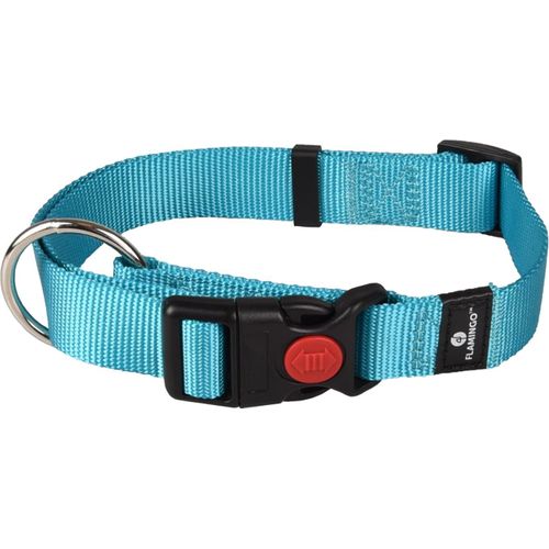 Ershi-Flamingo Collier Pour Chiens Ziggi - Turquoise - Taille L 45-65 Cm, 25 Mm - Idéal Pour Border Collie, Labrador, Husky, Berge[1328]