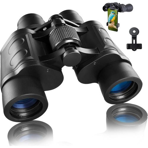 EPKH-Jumelles HD 20x50 pour Adultes, Jumelles Compactes à Prisme BAK4 FMC, Étanches, pour Concerts, Observation des Oiseaux, Randonnée, Safari, Chasse et Tourisme