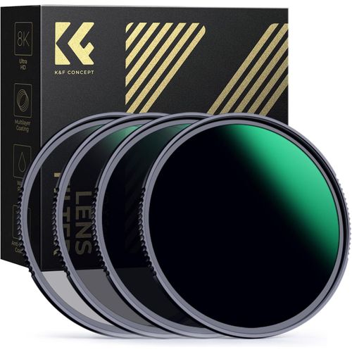 82Mm Kit De Filtres Densité Neutre Nd4 Nd8 Nd64 Nd1000 Haute-Définition Résistant À L'Eau Anti-Rayures Antiréfléchissante Pour Objectif Appareil Photo Reflex Numérique[Z506]