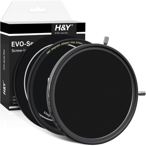 Evo Series Filtre Nd Variable 67 Mm Filtre À Densité Neutre Nd3-1000 Et Filtre Cpl À Visser Et Filtre Magnétique 2 En 1 Avec Anneau Adaptateur Magnétique[Z2772]