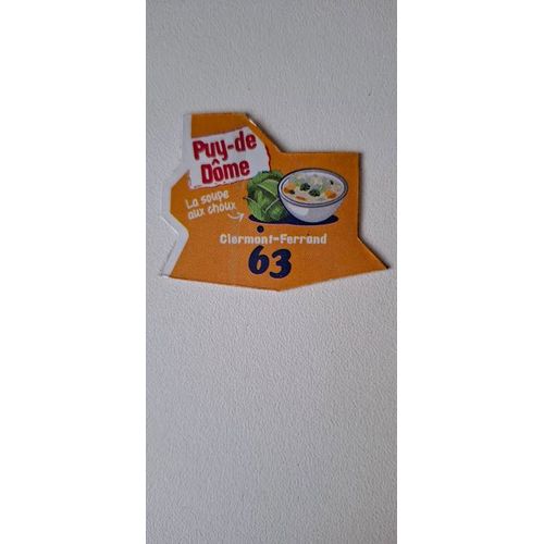 Magnet Le Gaulois Carte De France - Puy De Dôme 63