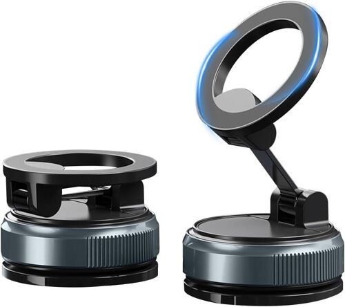 Support Téléphone Voiture Magnétique avec Design Élégant et Rotatif à 360° pour Smartphones Accessoire Voiture Universel avec Fixation Solide et Utilisation Facile pour Conduite Sécurisée