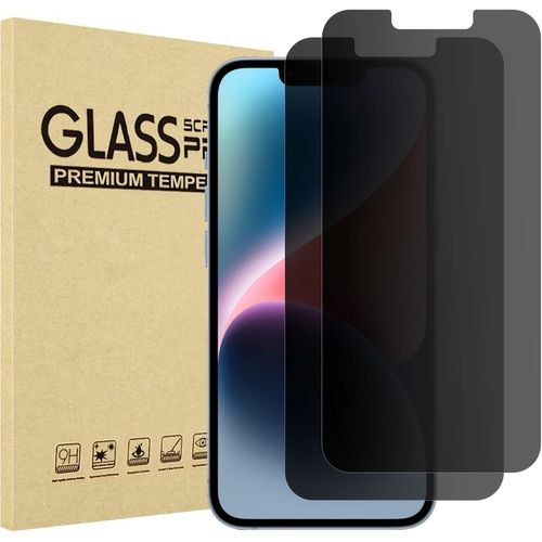 Procase 2 Verres Trempé pour iPhone 14 2022/iPhone 13 Pro/13 2021 6.1 Pouces Anti Espion, Films Protections d'Écran Screen Protecteur, Anti Rayures Ultra Résistant, 0.33mm Épaisseur 9H Dureté