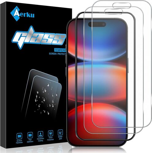 Mat Verre Trempé pour iPhone pour 17 Pro Max 6,9 Zoll, 2 Pièces Film Protection écran Matte Anti-Reflet et Anti-Traces de Doigts, 9H Vitre Protecteur