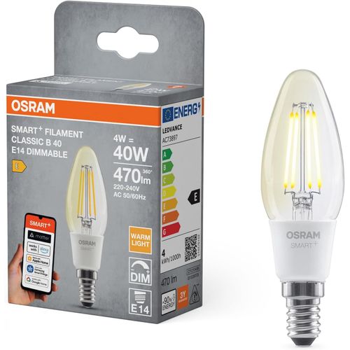 Smart+ Ampoule Goutte Rgb (Lot De 2, E14, 9w) ¿ 16m Couleurs ¿ Lumière Réglable ¿ Matter Via Wi-Fi ¿ Alexa, Google, Apple