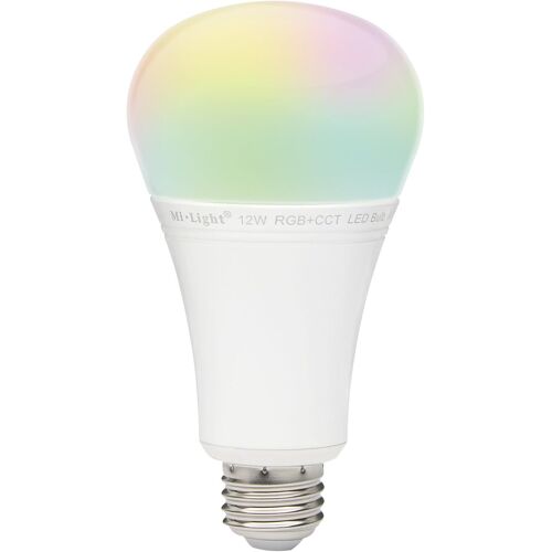 ®, 6w E27 Milight Miboxerwireless E27 6w 2.4g Rf Télécommande Ampoule Led Rgbcct (Télécommande Non Incluse), 550lm, Fut014