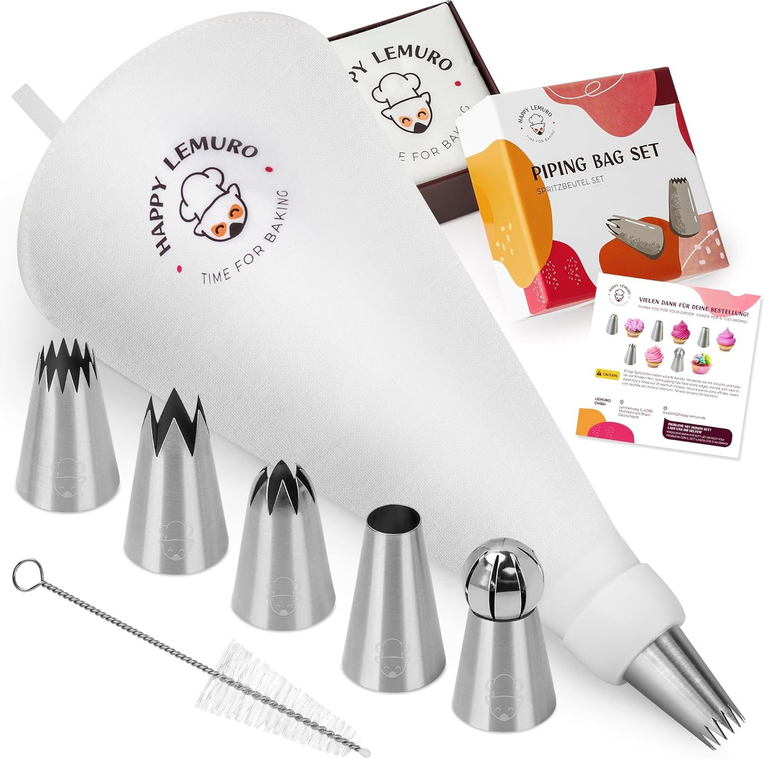 Kit Patisserie Kit Poche à Douille Réutilisable - 20 Pièces Dont Douilles Et Accessoires - Silicone Alimentaire - Pour Décoration Gâteaux Accessoire Cake Design