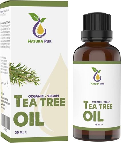 Huile Tea Tree Bio 30ml - 100% Pure Et Naturelle, Vegan - Huile Essentielle Arbre À Thé - Tea Tree Oil