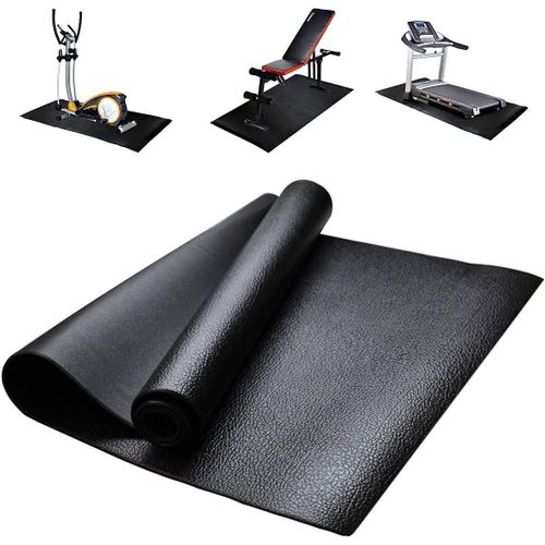 Asfasfq-Tapis De Protection Antidérapant Pour Tapis De Course, Cycles, Rameurs, Crosstrainers Et Autres Équipements De Gym, 180 Cm X 80 Cm