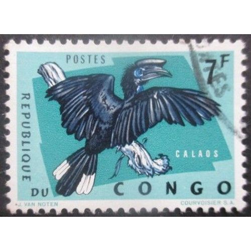 Republique Du Congo N°491 Oiseau Oblitéré