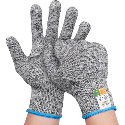 Gant Anti Coupure,Gants Butcher Sécurité Niveau 5 Protection-Gants Cuisine,la norme EN 388 Gants Jardinage Gants Résistants Aux Coupures Pour L'écaillage D'huîtres,Le Soudage.[H82]