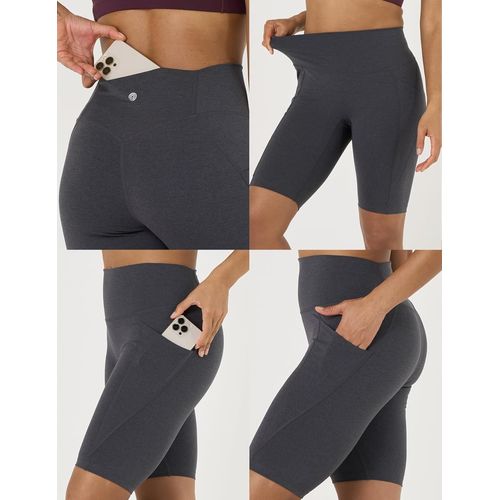 Short De Sport & De Yoga Femme Legging Court Cycliste Fitness Gym Pilates Taille Haute Gainant Amincissant L52a1/B1