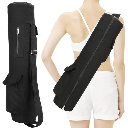 Asfasfq-Sac De Yoga Avec Compartiments De Rangement Et Bandoulière Réglable Pour Tapis De Yoga, Gym Et Pilates