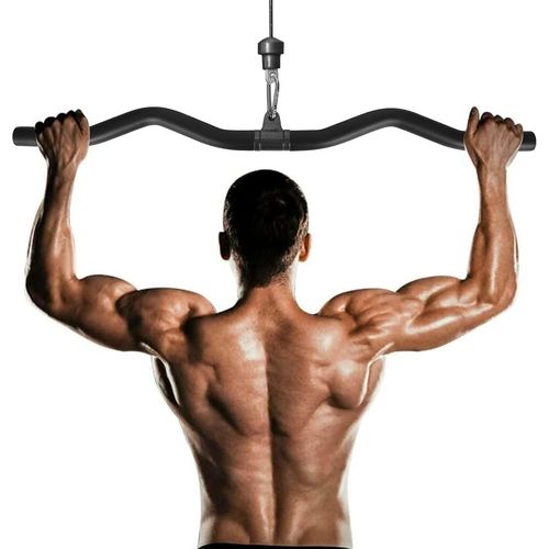 Asfasfq-Barre Tirage Musculation, Barre Traction Triceps, Barre De Biceps 80 Cm Noire, Barre De Traction Pour La Maison, La Salle De Sport, Le Crossfit, La Musculation, La Musculation, Le Sport