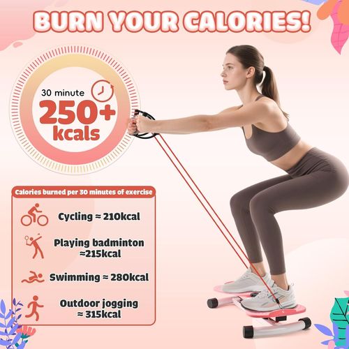 Asfasfq-Torsion Disque De Taille, Twist Core Avec Cordon De Serrage, Disque De Torsion De La Taille, Équipement De Fitness À Domicile, Plateau Tournant De Fitness Pour Entraînement À Domicile